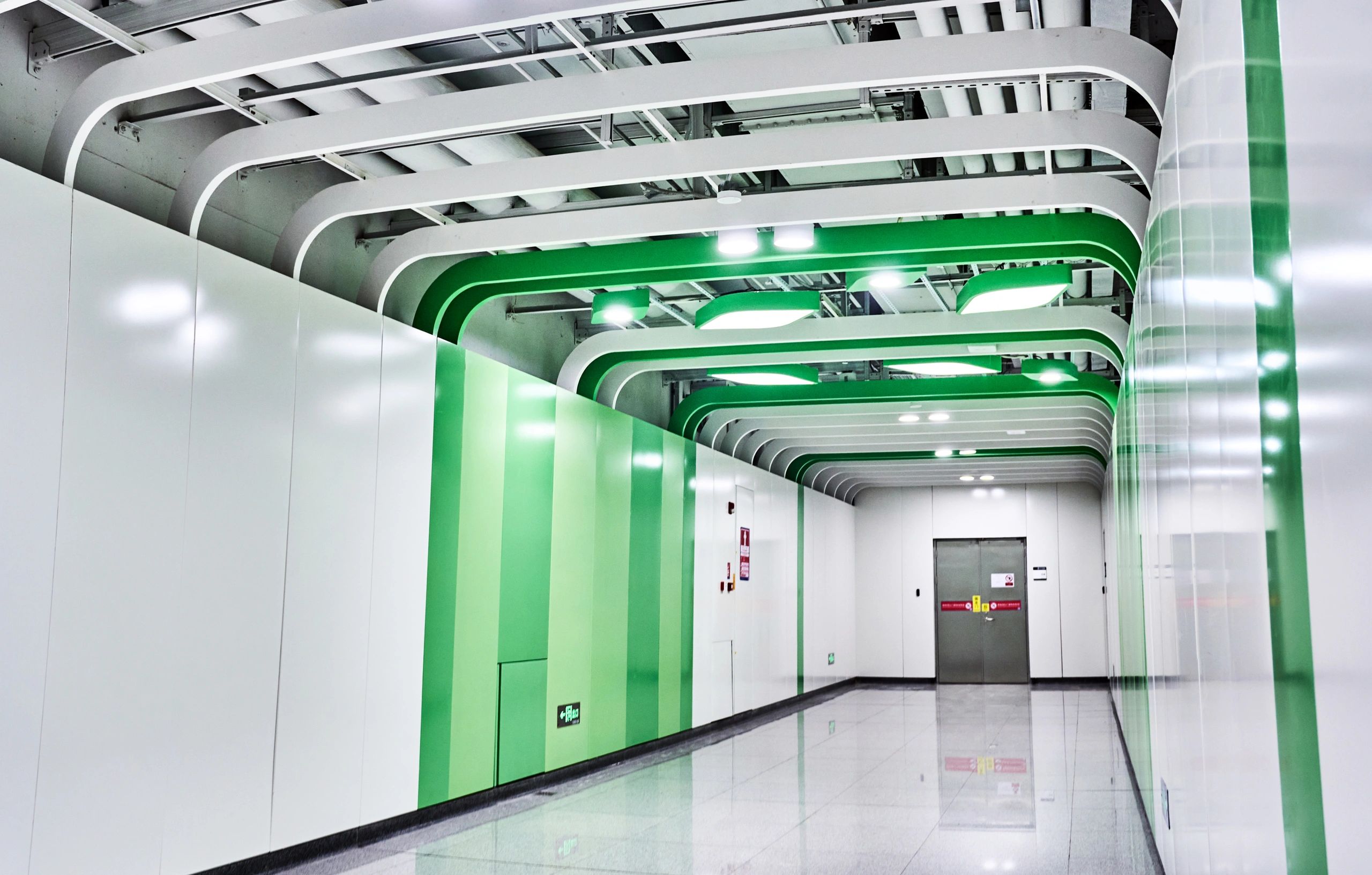 Modern transit infrastructure representing critical network nodes and connectivity